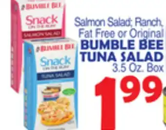 Bravo Supermarkets BUMBLE BEE TUNA SALAD offer