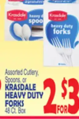 Bravo Supermarkets KRASDALE HEAVY DUTY FORKS offer