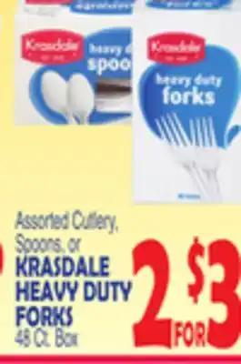 Bravo Supermarkets KRASDALE HEAVY DUTY FORKS offer