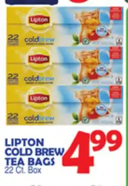 Bravo Supermarkets LIPTON COLD BREW TEA BAGS offer