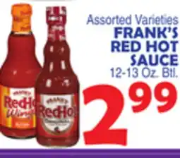 Bravo Supermarkets FRANK'S RED HOT SAUCE offer