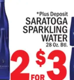 C Town SARATOGA SPARKLING WATER offer
