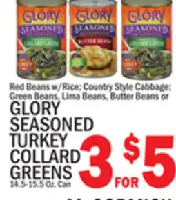 C Town GLORY SEASONED TURKEY COLLARD GREENS offer