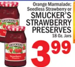 C Town SMUCKER'S STRAWBERRY PRESERVES offer