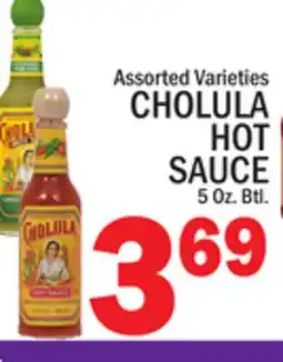 C Town CHOLULA HOT SAUCE offer