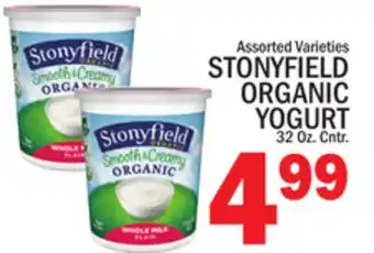 C Town STONYFIELD ORGANIC YOGURT offer