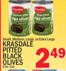 C Town KRASDALE PITTED BLACK OLIVES offer