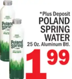 C Town POLAND SPRING WATER offer