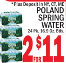 C Town POLAND SPRING WATER offer