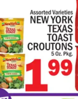 C Town NEW YORK TEXAS TOAST CROUTONS offer
