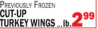 C Town CUT-UP TURKEY WINGS offer