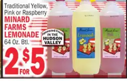 C Town MINARD FARMS LEMONADE offer