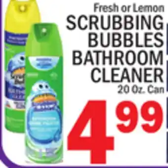 C Town SCRUBBING BUBBLES BATHROOM CLEANER offer