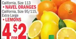C Town NAVEL ORANGES, LEMONS offer