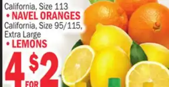 C Town NAVEL ORANGES, LEMONS offer