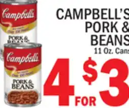 C Town CAMPBELL'S PORK & BEANS offer