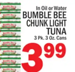 C Town BUMBLE BEE CHUNK LIGHT TUNA offer