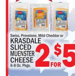 C Town KRASDALE SLICED MUENSTER CHEESE offer
