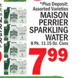 C Town MAISON PERRIER SPARKLING WATER offer