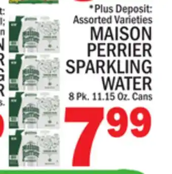 C Town MAISON PERRIER SPARKLING WATER offer
