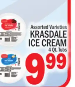 C Town KRASDALE ICE CREAM offer