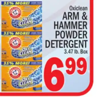 C Town ARM & HAMMER POWDER DETERGENT offer