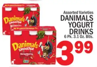 C Town DANIMALS YOGURT DRINKS offer