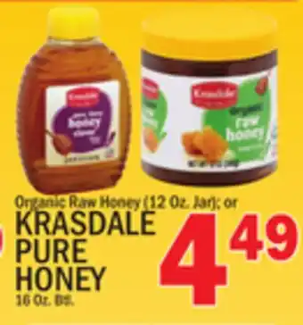 C Town KRASDALE PURE HONEY 16 Oz. Btl offer