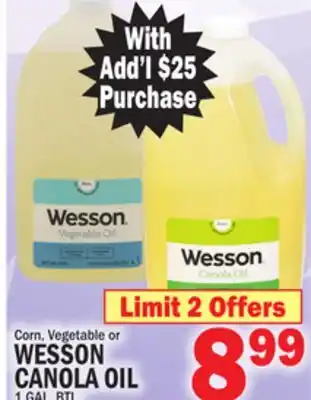 C Town WESSON CANOLA OIL offer