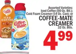 C Town COFFEE-MATE CREAMER 32 Oz. Btls offer