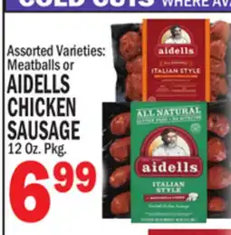 C Town AIDELLS CHICKEN SAUSAGE offer