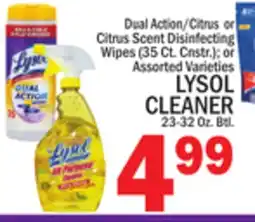 C Town LYSOL CLEANER, 23-32 Oz. Btl offer