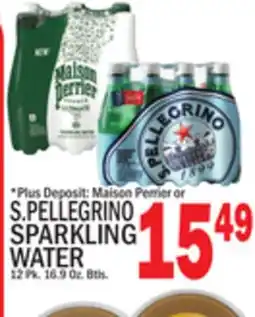 C Town S. PELLEGRINO SPARKLING WATER offer