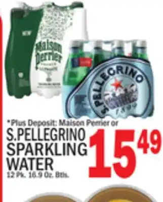 C Town S. PELLEGRINO SPARKLING WATER offer