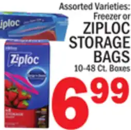 C Town ZIPLOC STORAGE BAGS offer