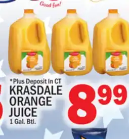 C Town KRASDALE ORANGE JUICE offer