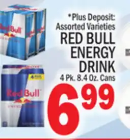 C Town RED BULL ENERGY DRINK offer