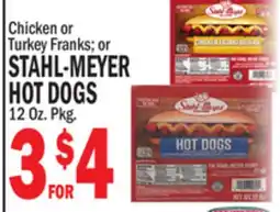 C Town STAHL-MEYER HOT DOGS offer