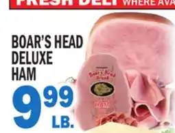 C Town BOAR'S HEAD DELUXE HAM offer