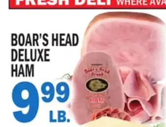 C Town BOAR'S HEAD DELUXE HAM offer