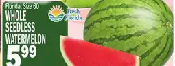 C Town WHOLE SEEDLESS WATERMELON offer