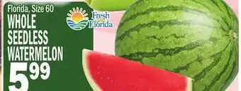 C Town WHOLE SEEDLESS WATERMELON offer