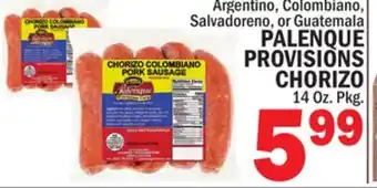 C Town PALENQUE PROVISIONS CHORIZO offer