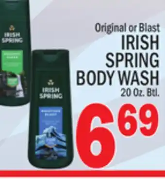 C Town IRISH SPRING BODY WASH offer
