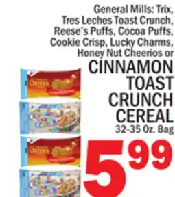 C Town CINNAMON TOAST CRUNCH CEREAL offer