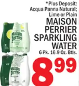 C Town MAISON PERRIER SPARKLING WATER offer