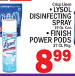 C Town LYSOL DISINFECTING SPRAY 19 Oz. Can offer