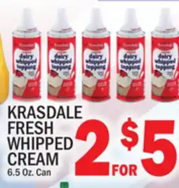C Town KRASDALE FRESH WHIPPED CREAM offer