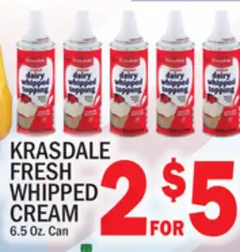 C Town KRASDALE FRESH WHIPPED CREAM offer