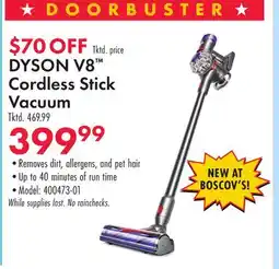 Boscov's DYSON V8 Cordless Stick Vacuum offer